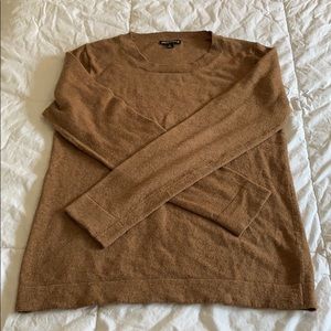 J Crew Mercantile Camel Wool Sweater